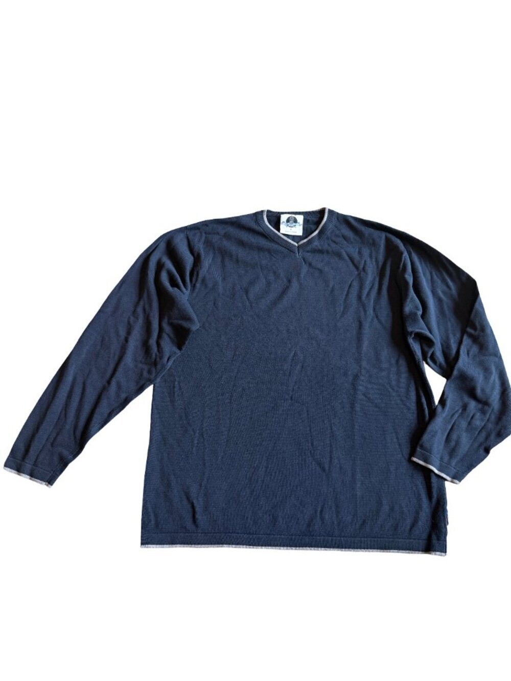 Pineapple Connection Vintage Retro Y2K Pullover Sweater Navy Blue Size XL Men's